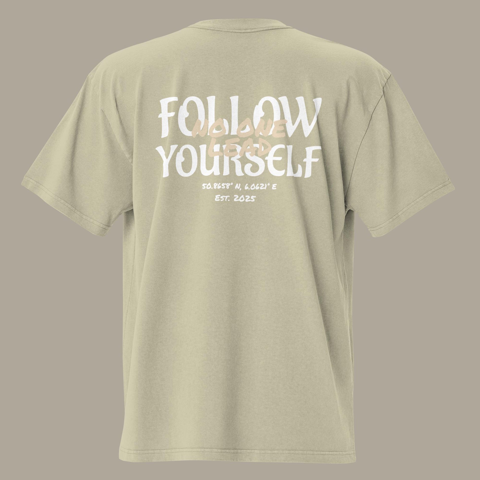 Follow Yourself Faded Eucalyptus T-Shirt