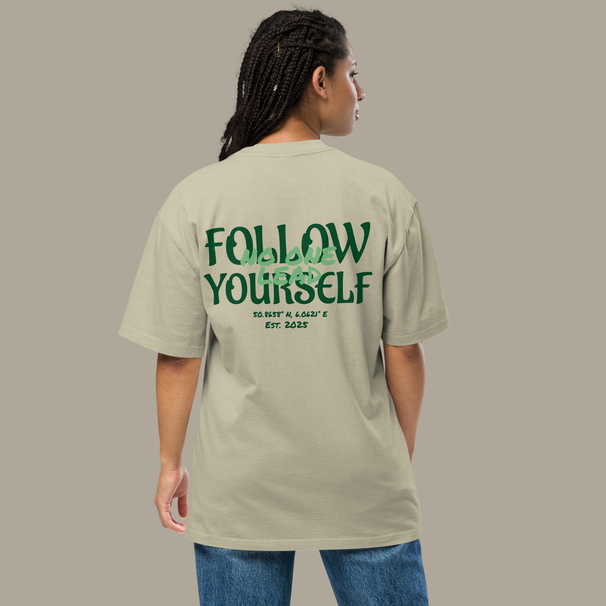 Follow Yourself Faded Eucalyptus T-Shirt