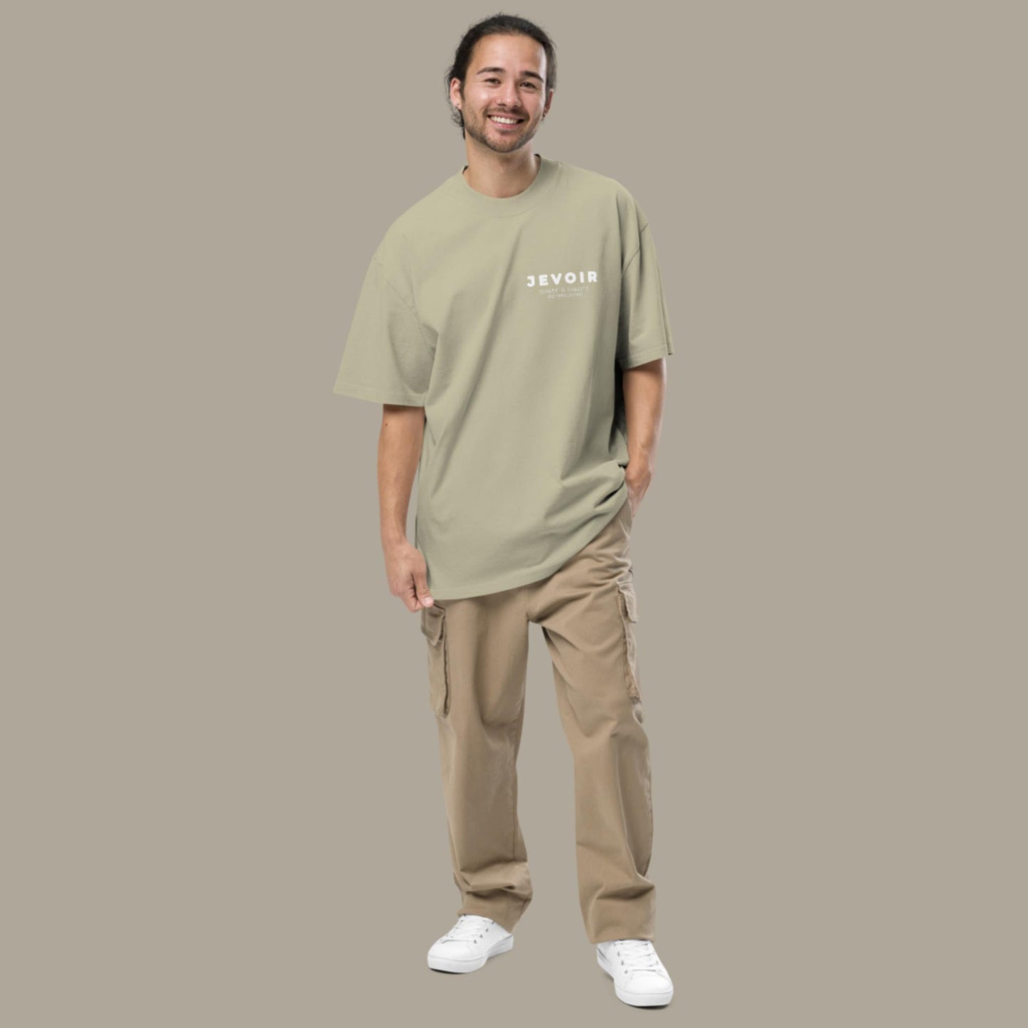 Jevoir T-shirt Faded Ecualyptus